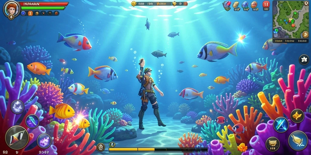 Tampilan awal game yang memukau dengan antarmuka yang ramah pengguna.