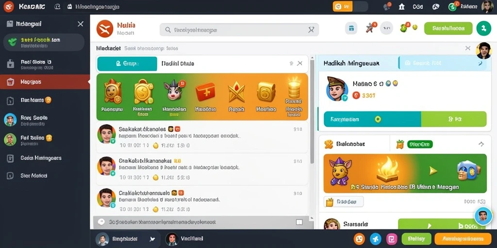 Tampilan antarmuka HOKIGAME yang menarik.