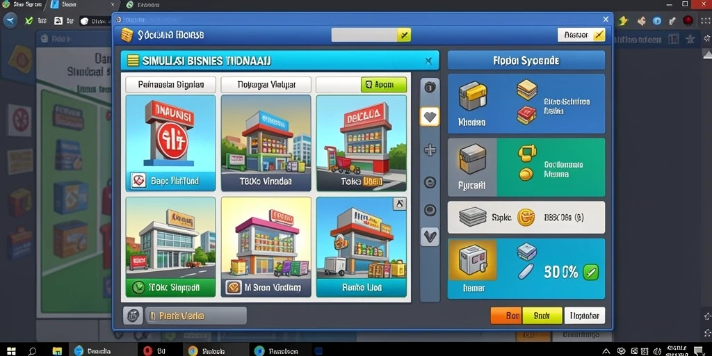 Tampilan halaman utama aplikasi dengan menu yang jelas.