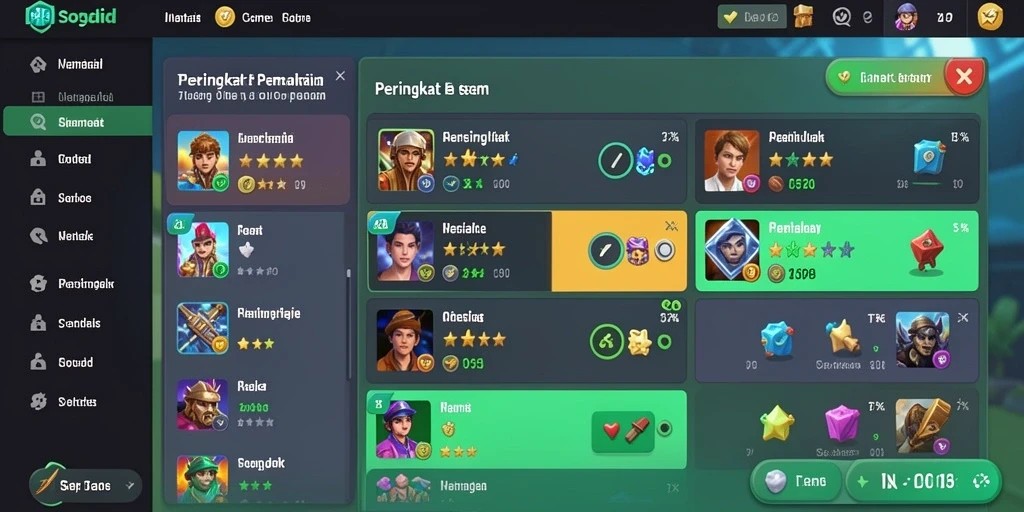 Screenshot menunjukkan pemandangan indah dunia WIRANAGA.
