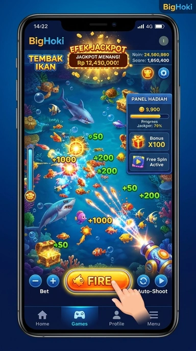Galeri pratinjau visual bighoki build APK resmi terbaru
